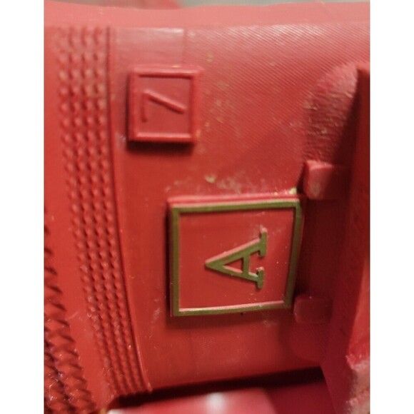 Anthropologie "Colloquial Rain Boots" in Call Me, Red, Telephone Print - Picture 2 of 11